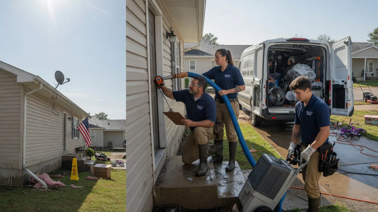 Ceiling Water Damage Restoration in Elyria, NE near me